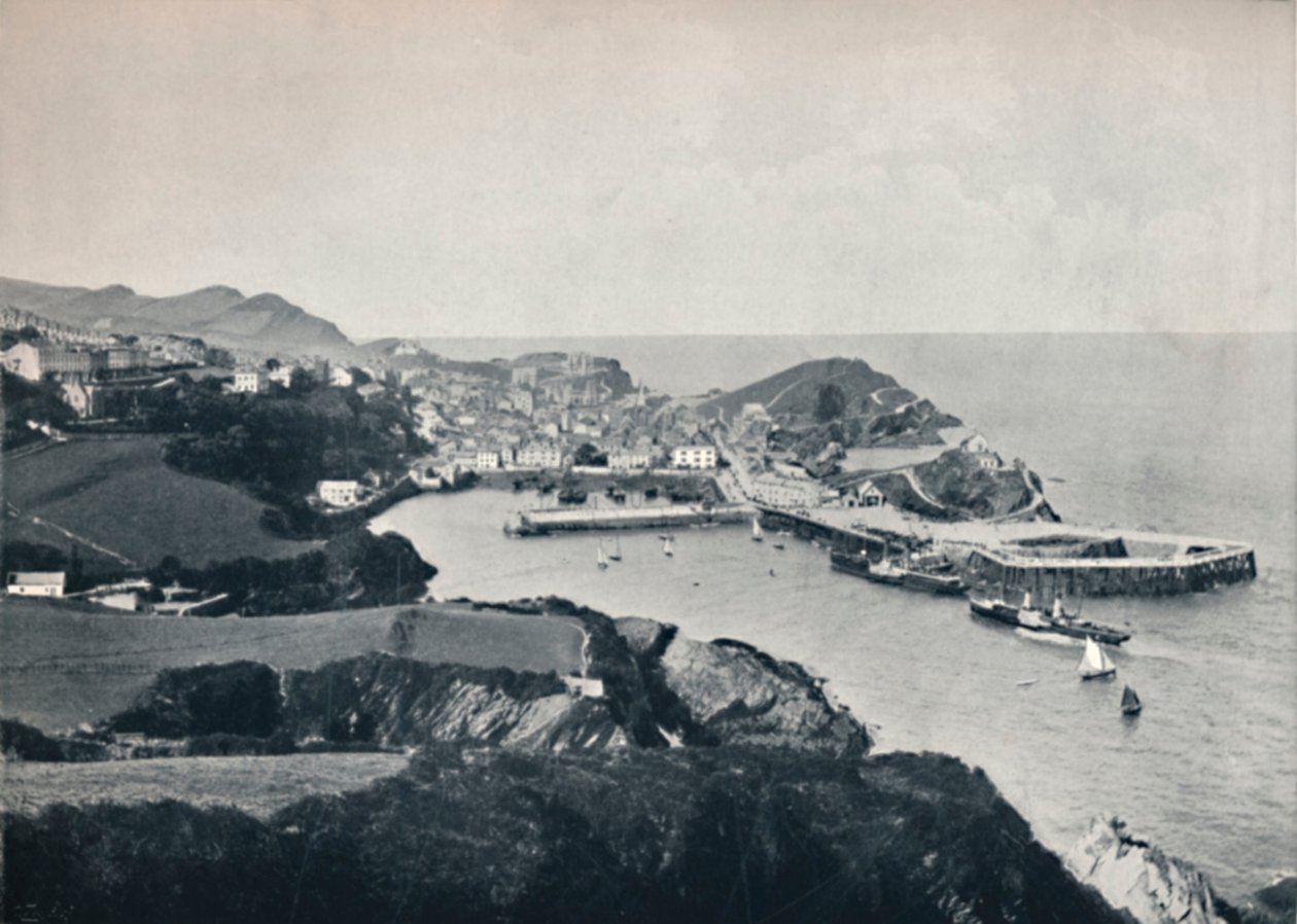 Ilfracombe – Tipikus nézet, zord partvidék, 1895 alkotó: Unbekannt