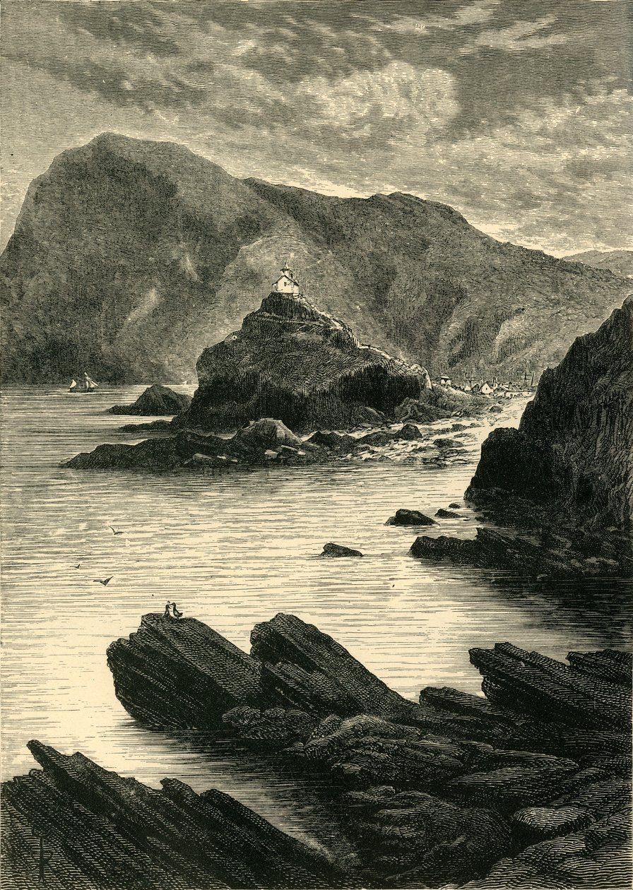 Ilfracombe – Kilátás a sziklákról a Capstone tövében, 1898. alkotó: Unbekannt