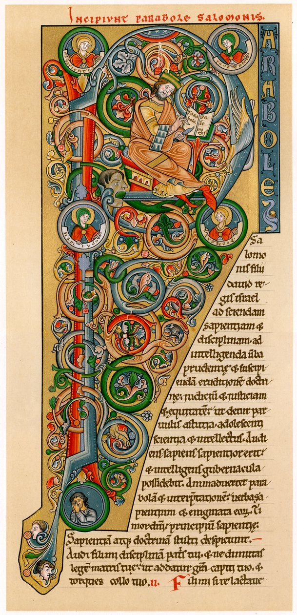 Megvilágított kezdőbetű P, 1172 alkotó: Unbekannt