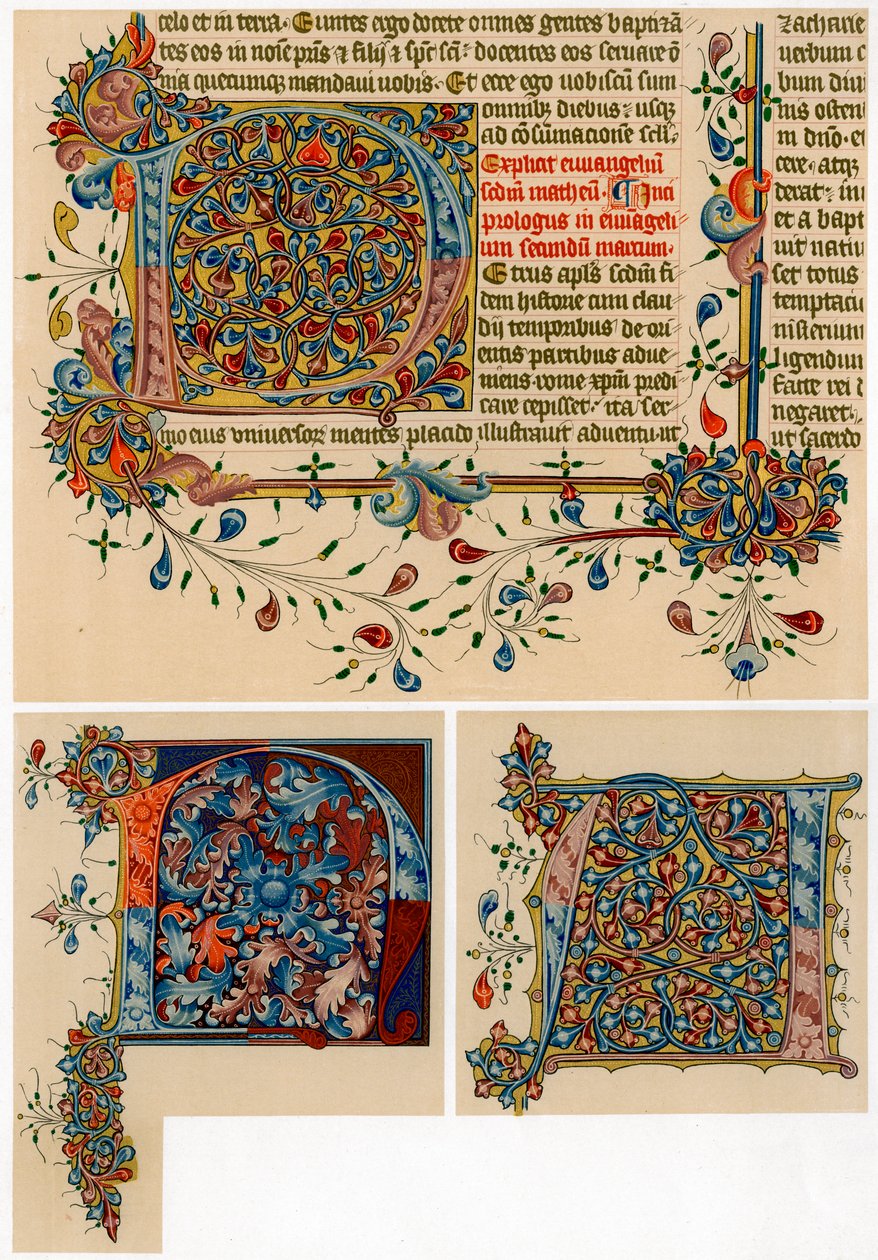 Világító kezdőbetűk, 1405-1415 alkotó: Unbekannt