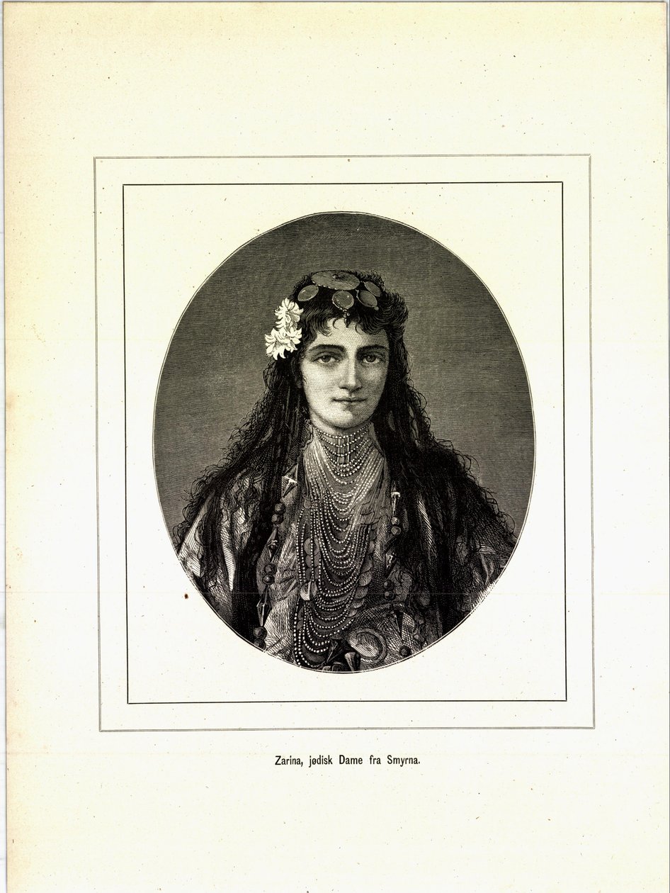 Az illusztráció Jerichau-Baumann, Erzsébet Változatos utazási képei könyvből származik, és a Forlagsbureauet kiadásában (Koppenhága, 1881) alkotó: Unbekannt