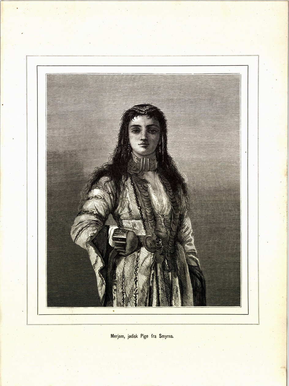 Az illusztráció Jerichau-Baumann, Erzsébet Változatos utazási képei könyvből származik, és a Forlagsbureauet kiadásában (Koppenhága, 1881) alkotó: Unbekannt