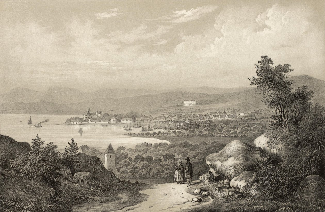 Az illusztráció a Norvégia könyvből készült, amelyet Rajzokban készített Asbjørnsen, P.Chr. és kiadta Chr. Tønsberg (1848) alkotó: Unbekannt