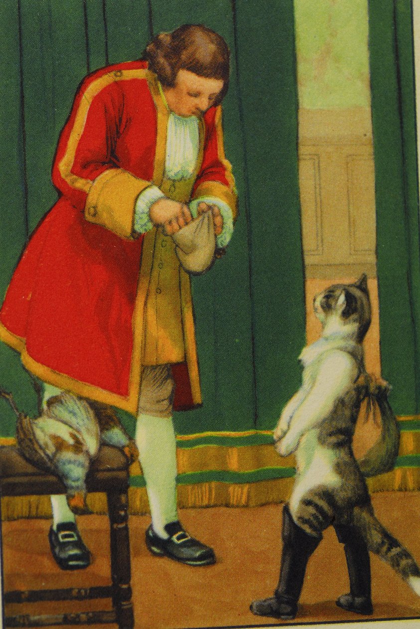 Illusztráció/The Boot Cat/Conte de Perrault alkotó: Unbekannt