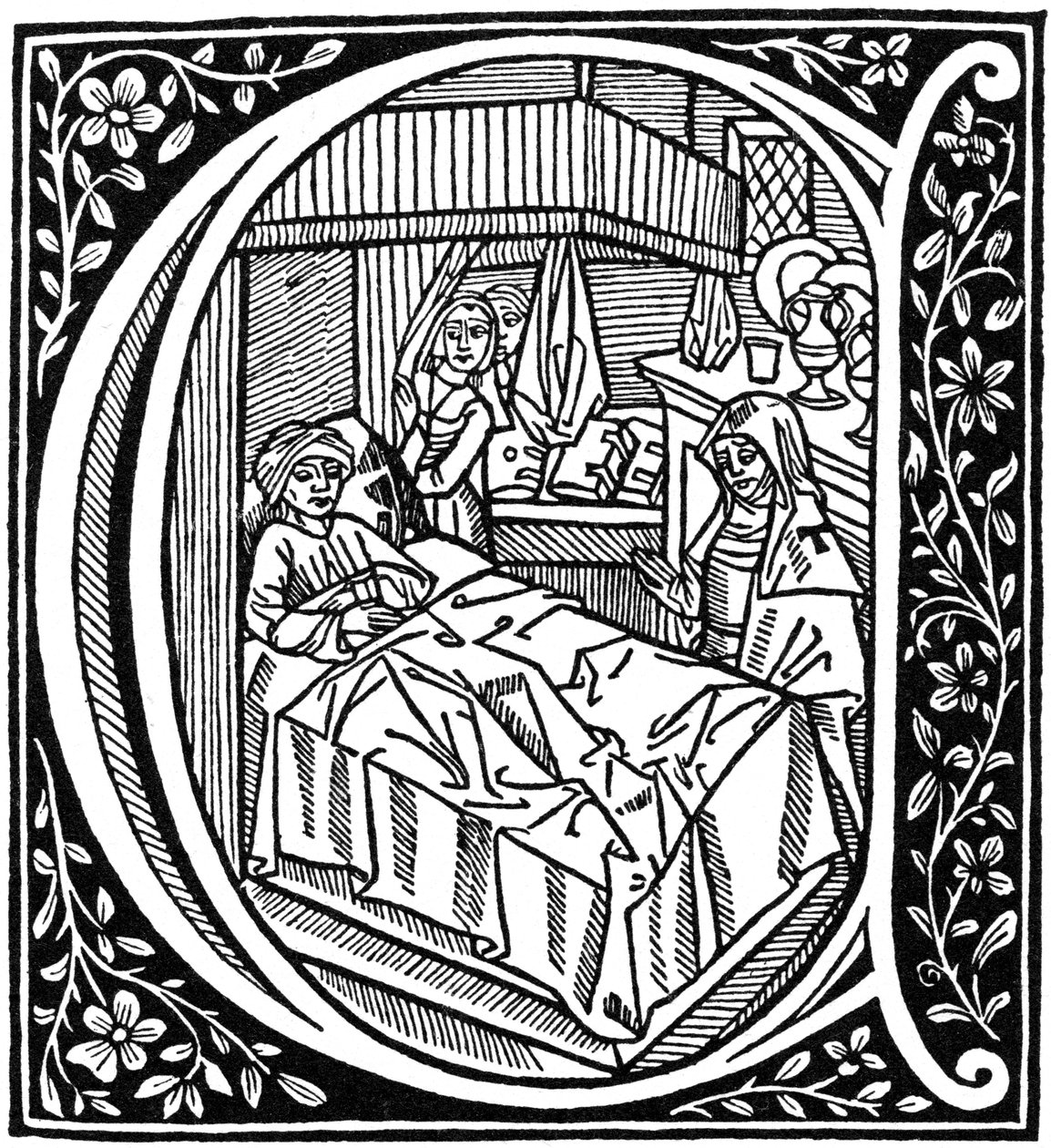 Illusztráció: Boethius, A filozófia vigasztalása, 1498 1964 alkotó: Unbekannt