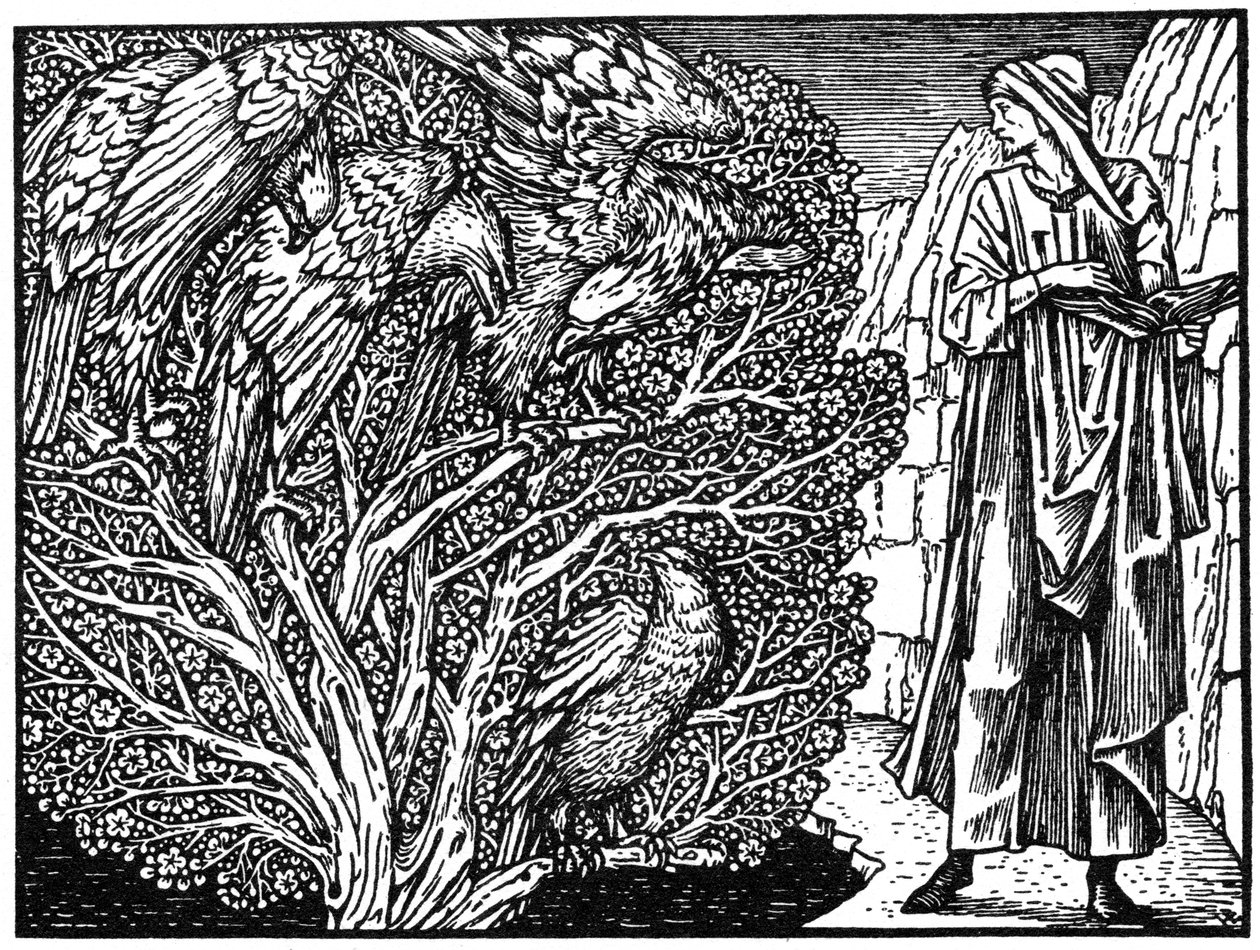 Illusztráció a Kelmscott Press kiadásából, a Works of Geoffrey Chaucer, 1896, 1964 alkotó: Unbekannt