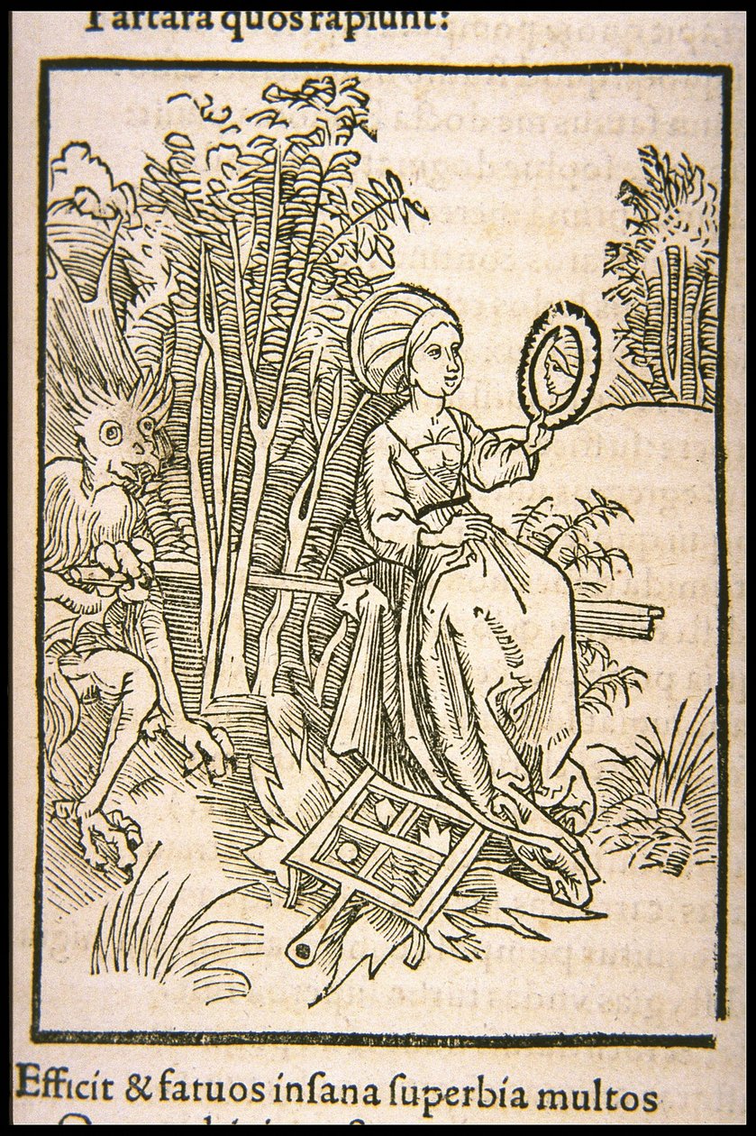 Illusztráció Sebastian Brant Bolondok hajója című könyvéhez, 1497. alkotó: Unbekannt