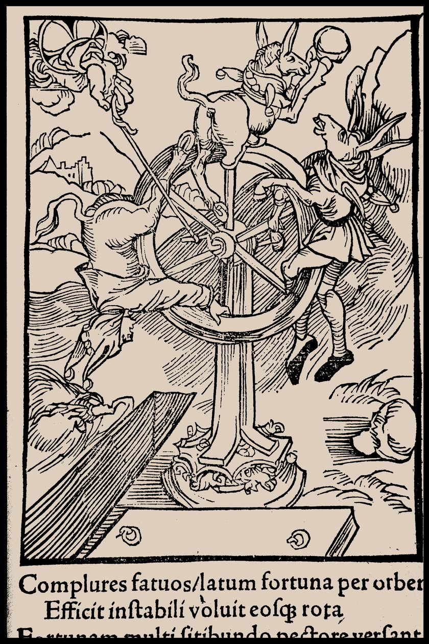 Illusztráció Sebastian Brant Bolondok hajója című könyvéhez, 1497. alkotó: Unbekannt