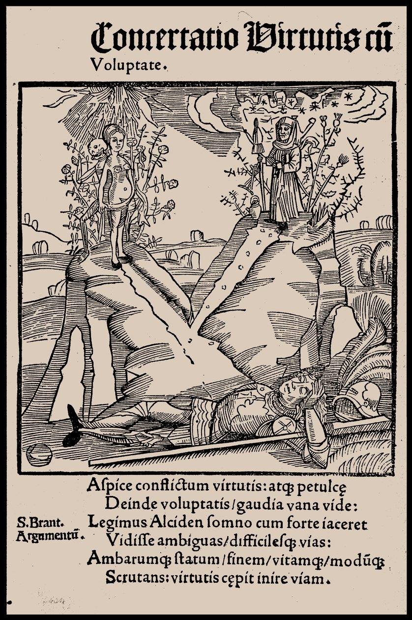 Illusztráció Sebastian Brant Bolondok hajója című könyvéhez, 1497. alkotó: Unbekannt