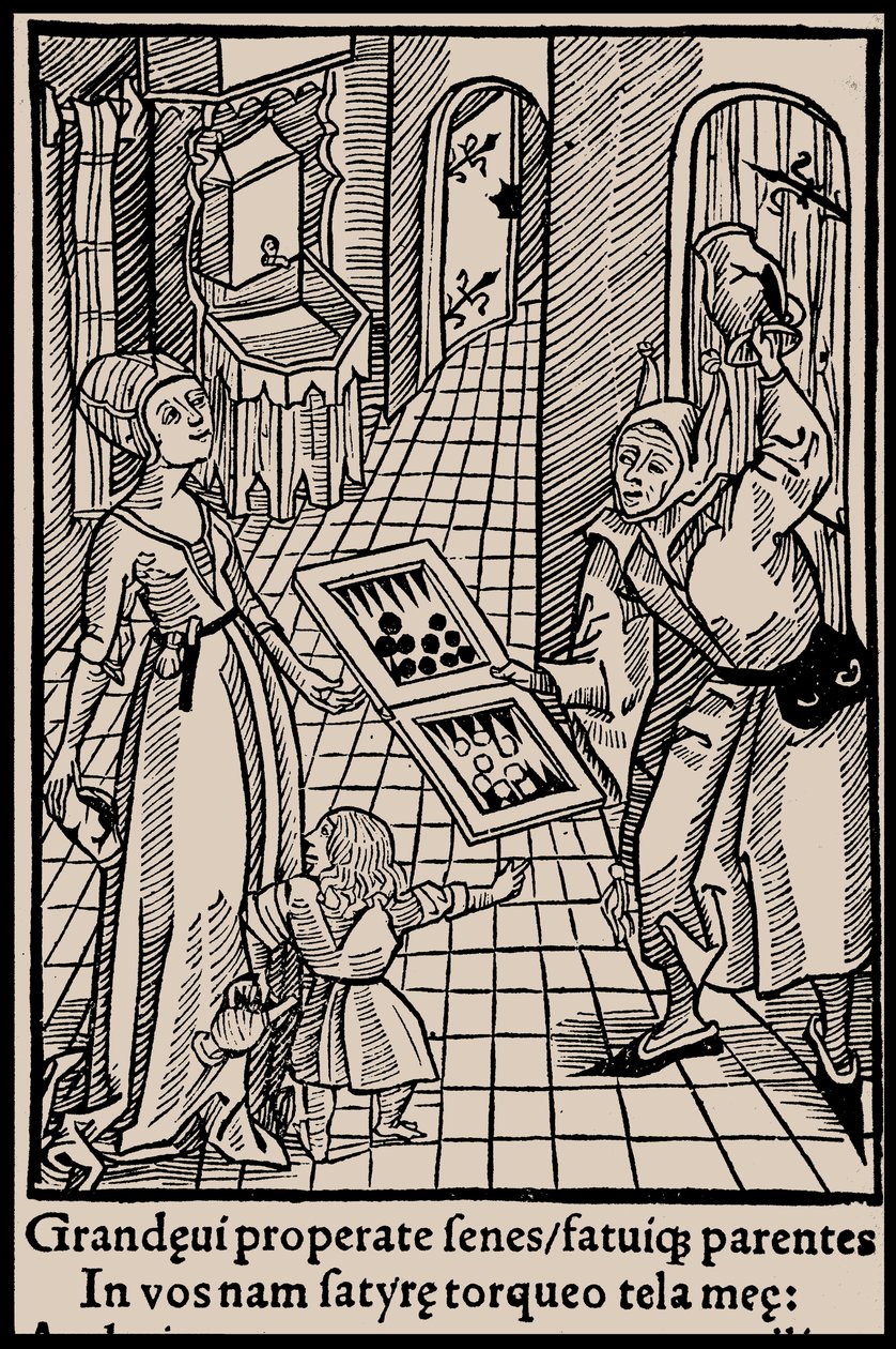 Illusztráció Sebastian Brant Bolondok hajója című könyvéhez, 1497. alkotó: Unbekannt