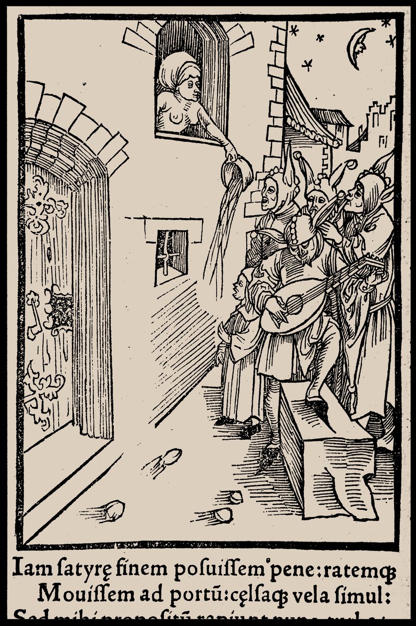 Illusztráció Sebastian Brant Bolondok hajója című könyvéhez, 1497. alkotó: Unbekannt