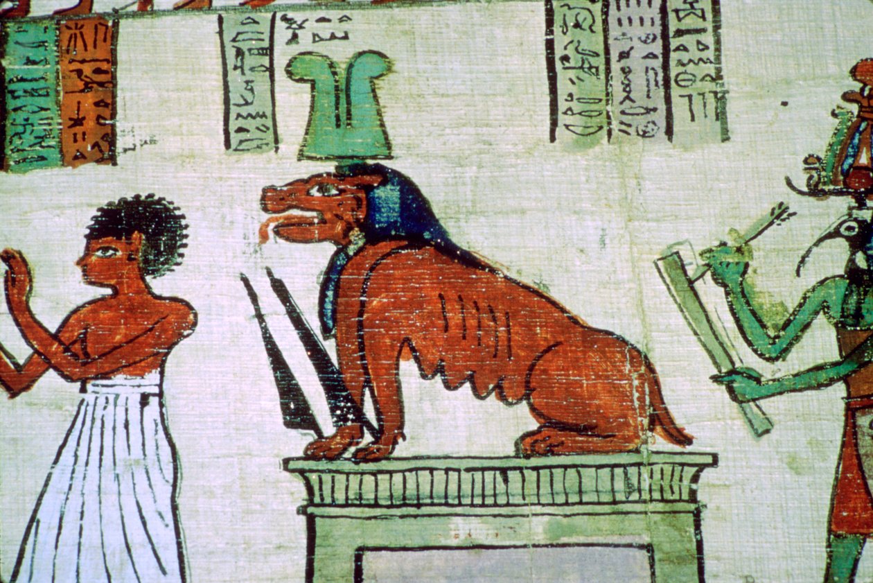 Ammit egyiptomi istenség képe alkotó: Unbekannt