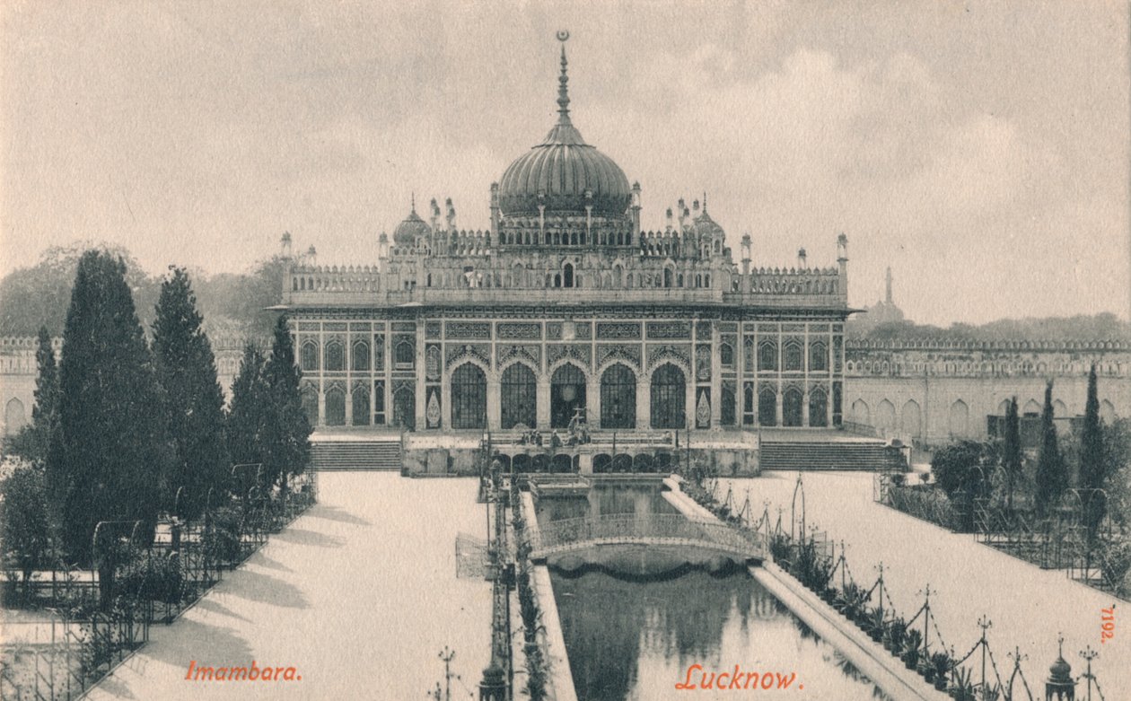Imambara. Lucknow, 1900 alkotó: Unbekannt