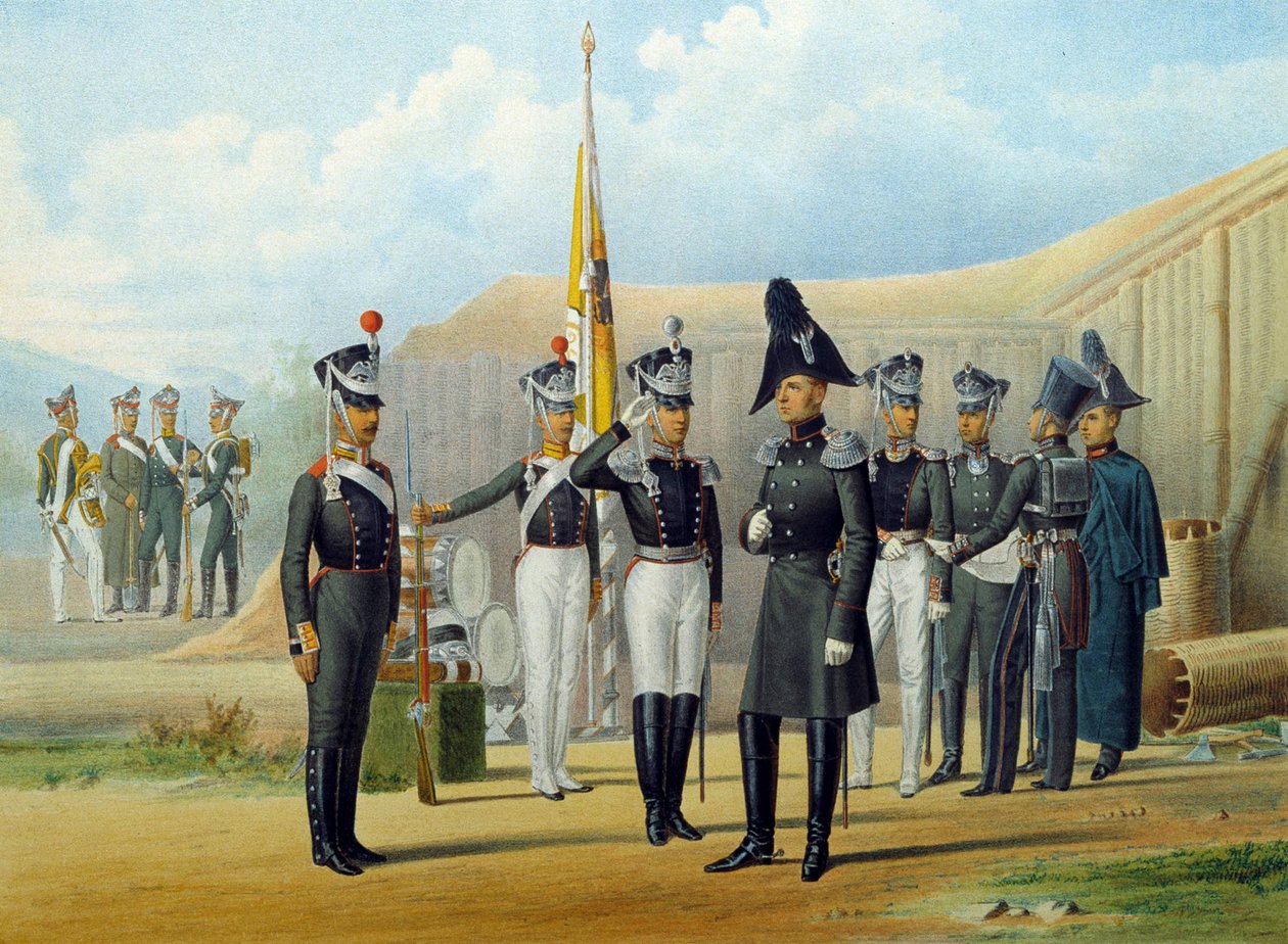 Birodalmi Életőrző Sapper Zászlóalj, 1812. alkotó: Unbekannt