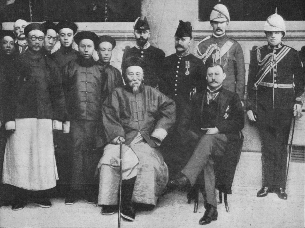 In Far Cathay – Érdekes csoport Hongkongban, mielőtt Li Hung Pekinbe ment, 1900 alkotó: Unbekannt