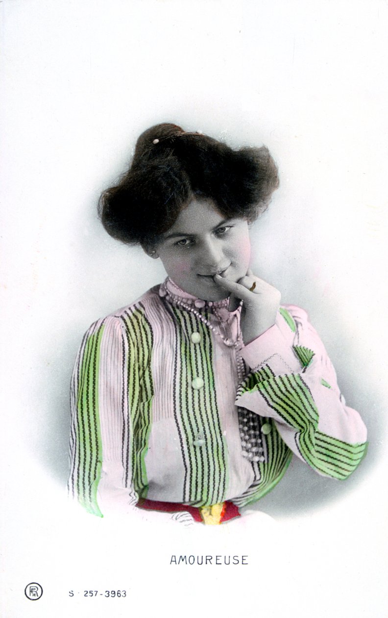 Szerelmes, francia képeslap, c1900 alkotó: Unbekannt