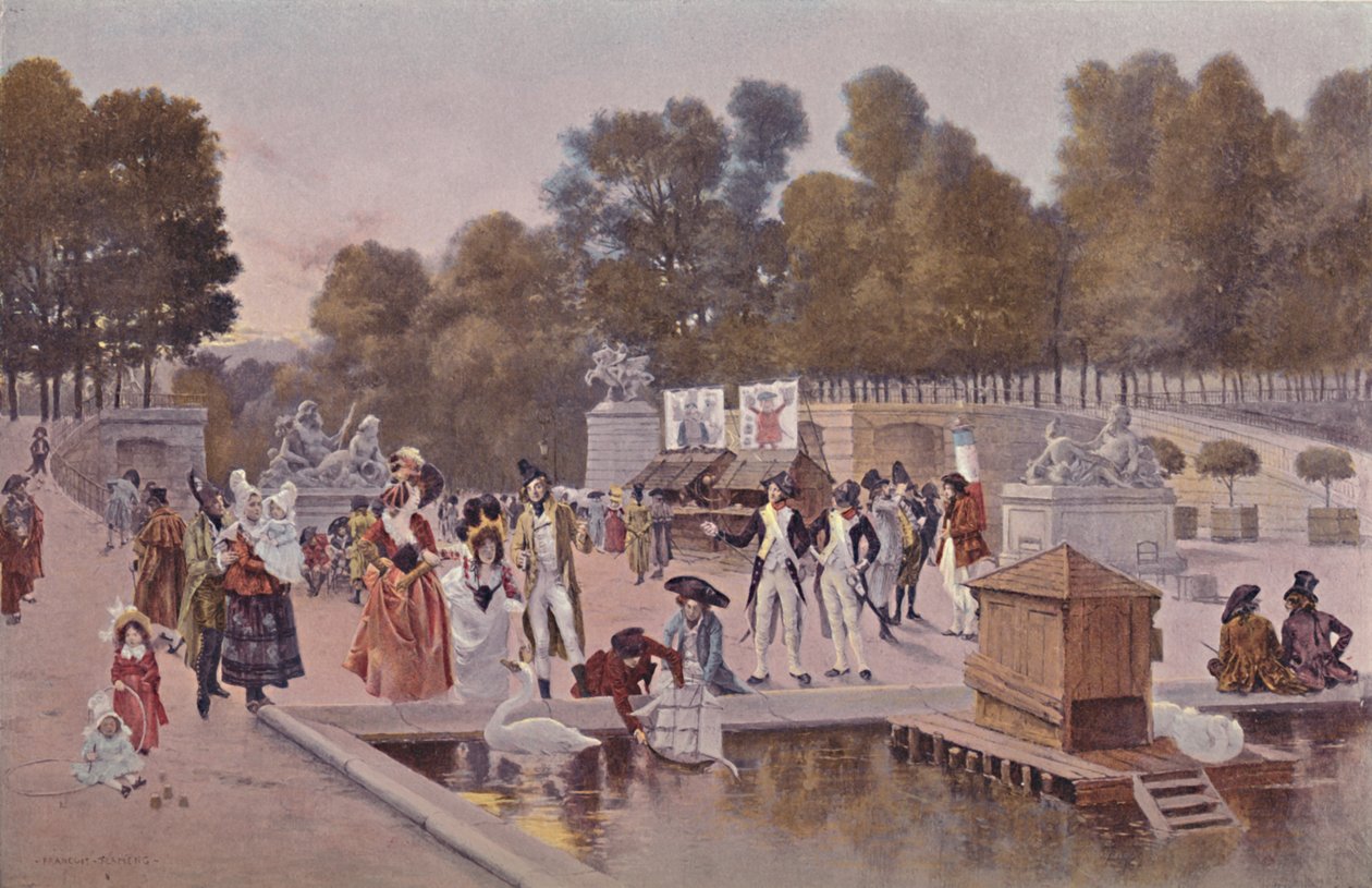 A Tuileriák kertjében, 1896 alkotó: Unbekannt