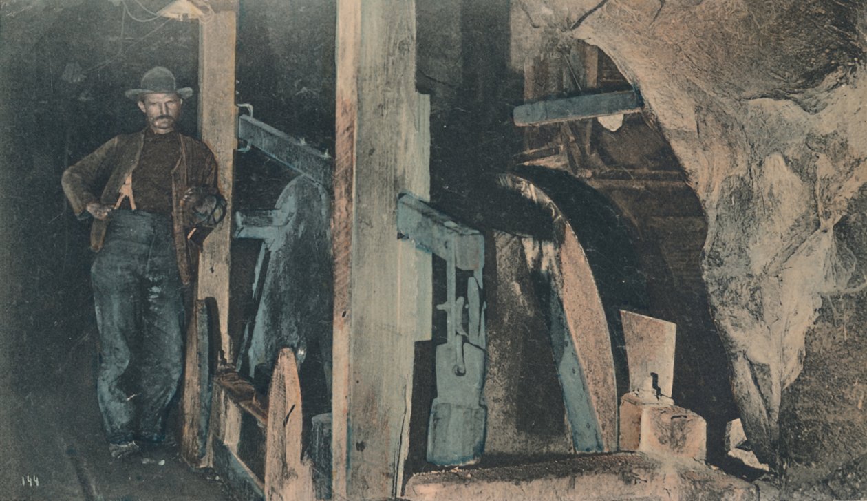 In a Rand Mine – Tipler vége, XX. század eleje. alkotó: Unbekannt