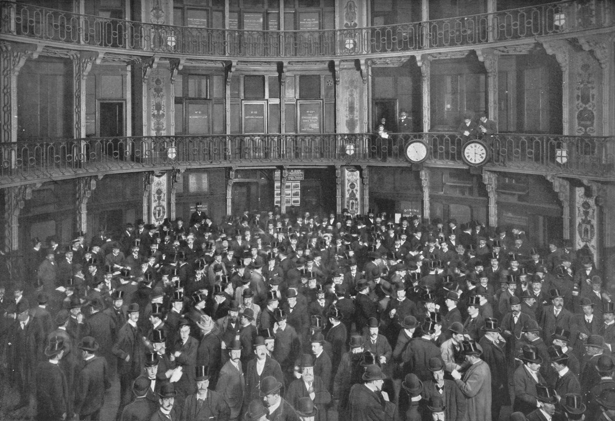 A Coal Exchange-ben, City of London, 1903 1903 alkotó: Unbekannt