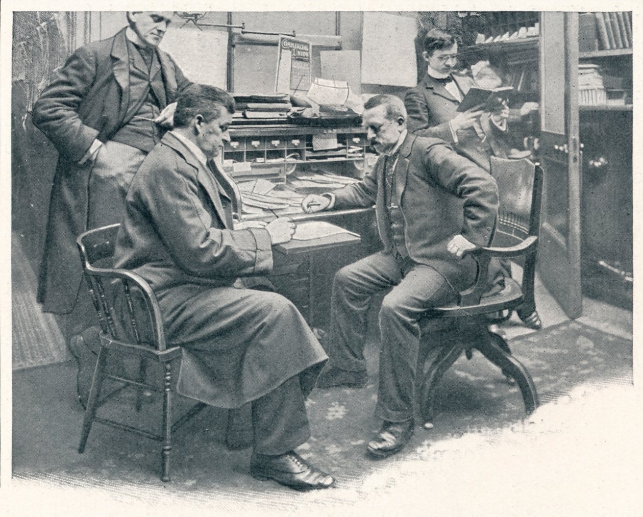 Az amerikai konzulátus főkonzul-helyettesi irodájában, London, 1903 1903 alkotó: Unbekannt
