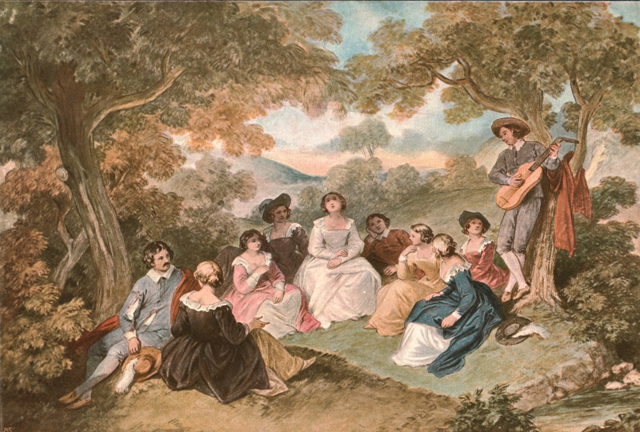 A régi időkben, 1900. alkotó: Unbekannt