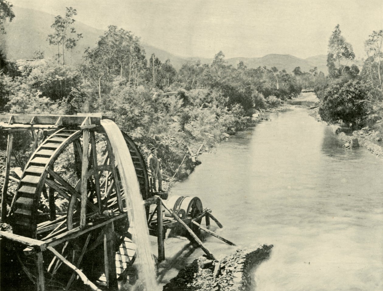 Az Ovens Riverben, Germantown, 1901. alkotó: Unbekannt
