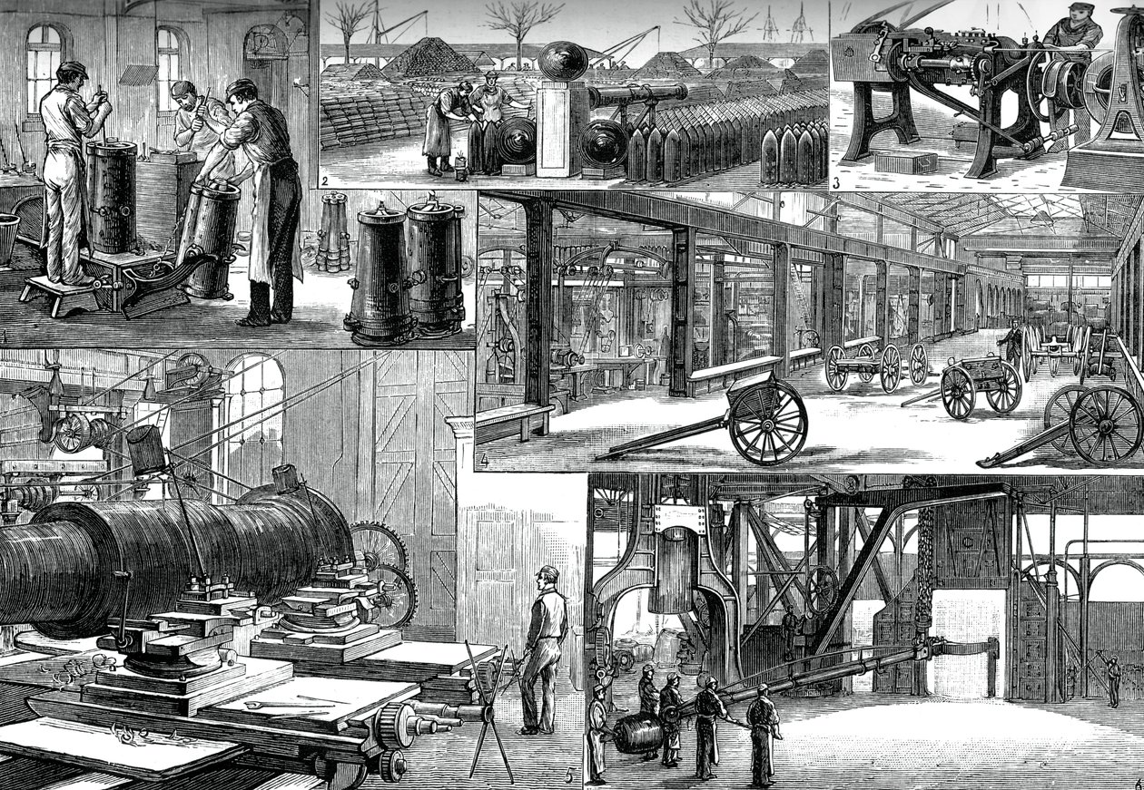 A Királyi Arzenálban, Woolwich, 1880 alkotó: Unbekannt