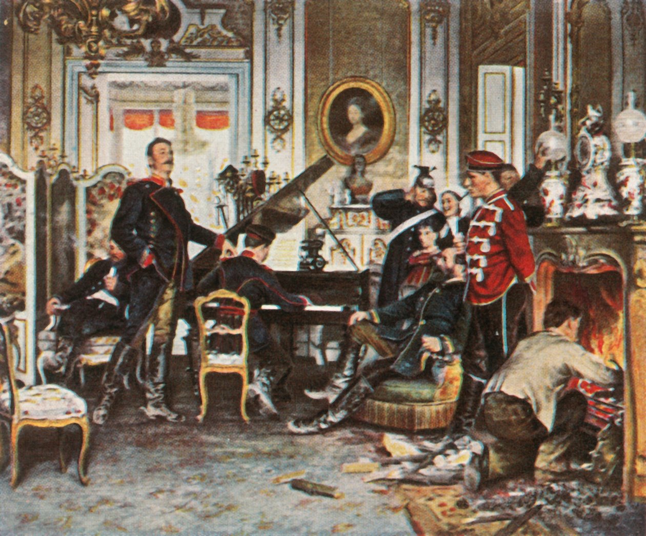 A Párizson kívüli csapatok negyedében, 187071, 1936. alkotó: Unbekannt