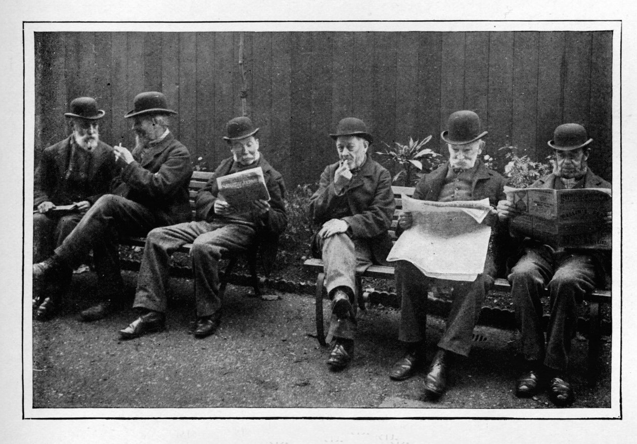 A levegőztető udvarban, St Marylebone Workhouse, Luxborough Street, London, c1901 1903 alkotó: Unbekannt