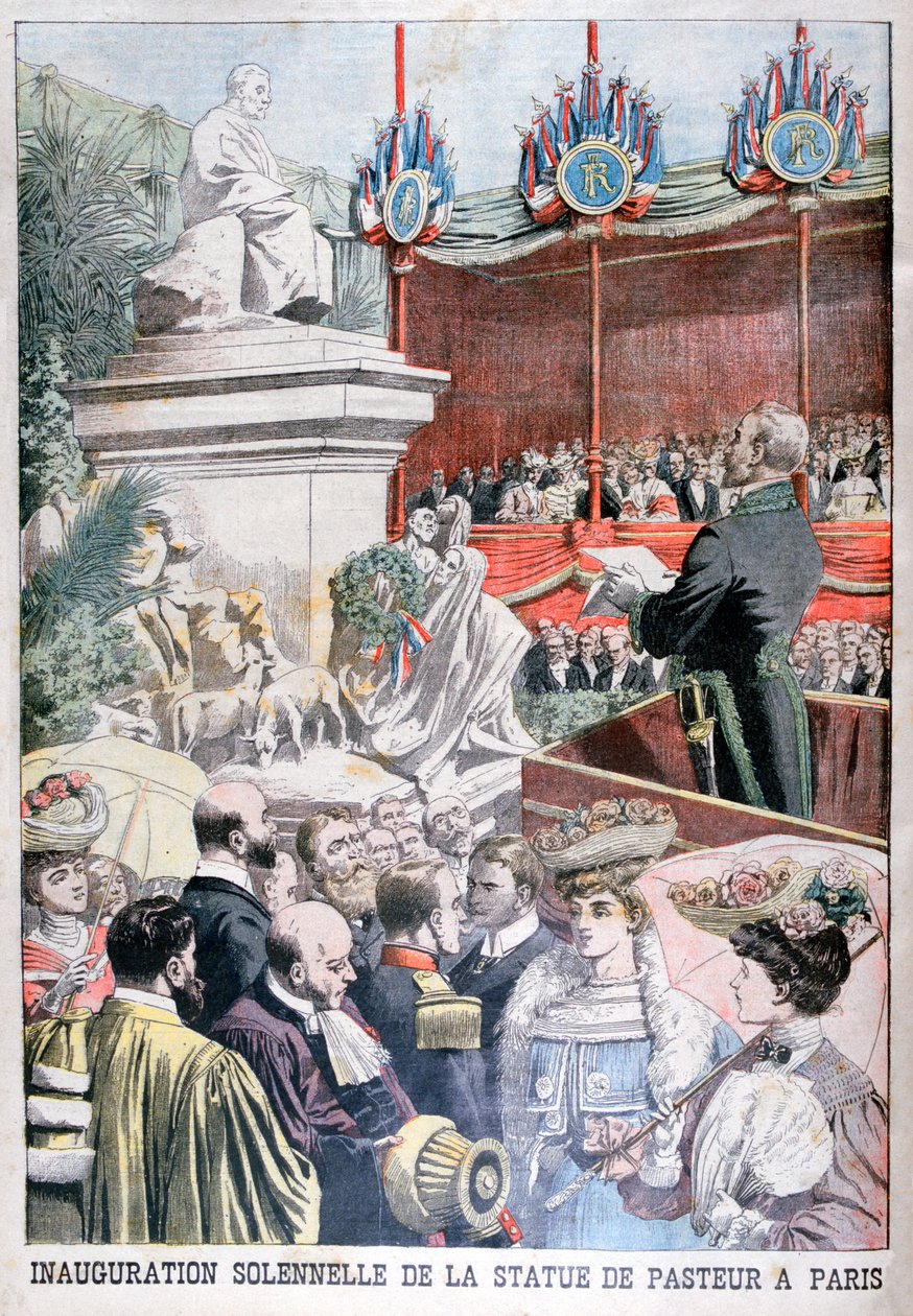 Louis Pasteurs szobor felavatása, Párizs, 1904 alkotó: Unbekannt