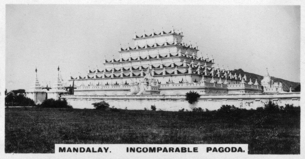 Összehasonlíthatatlan pagoda, Mandalay, Burma, 1925 alkotó: Unbekannt