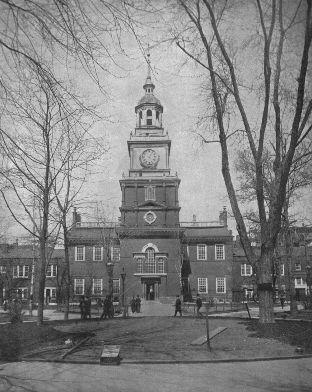 Independence Hall, Philadelphia, USA, 1900. alkotó: Unbekannt