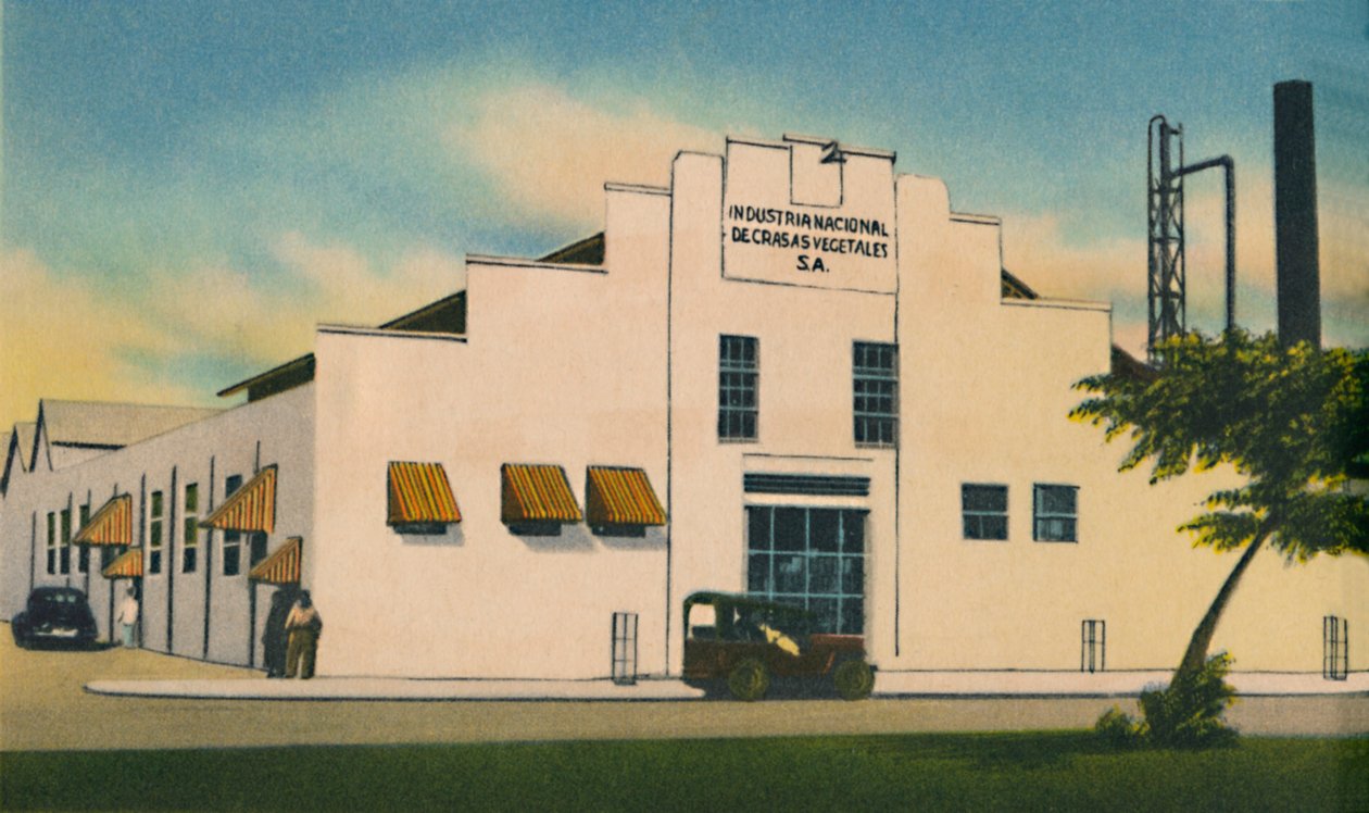 Növényi zsírok nemzeti iparága S. A. Barranquilla, 1940-es évek alkotó: Unbekannt