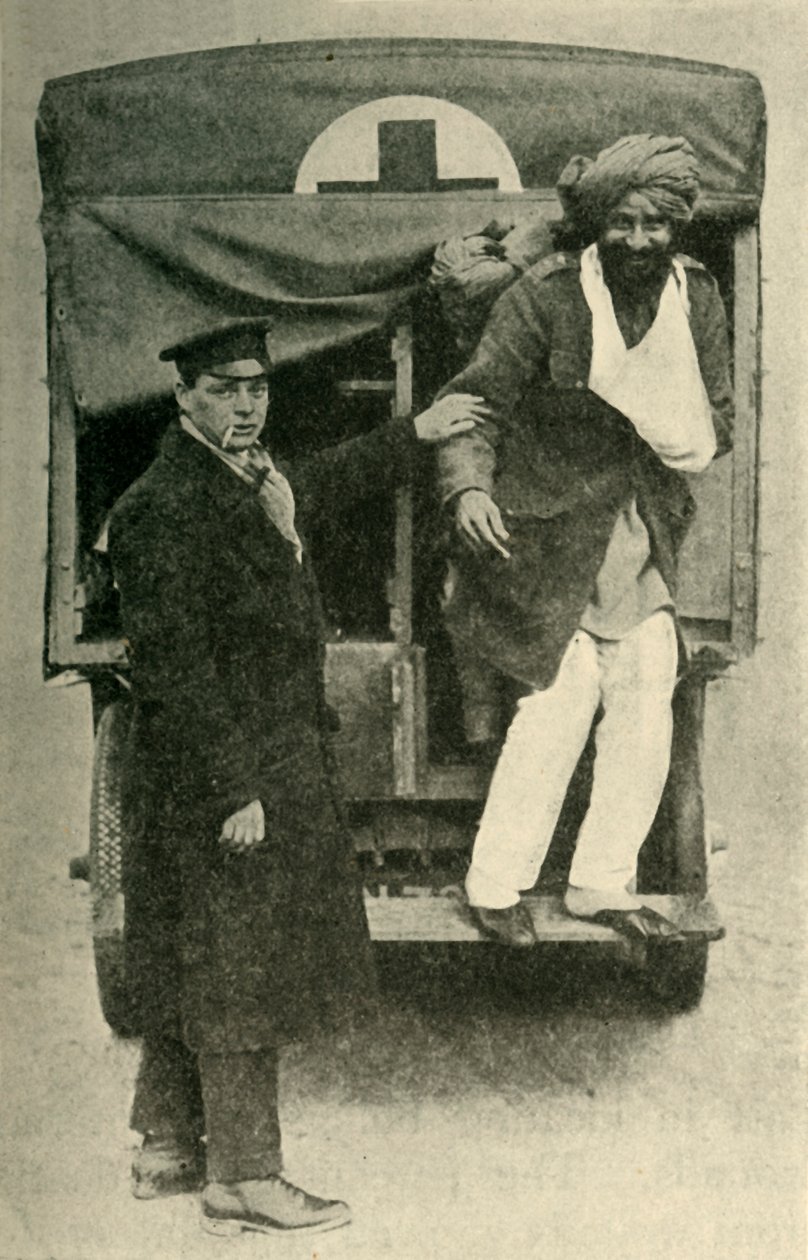 Megsérült indiai katona, első világháború, 1914, 1920 körül. alkotó: Unbekannt