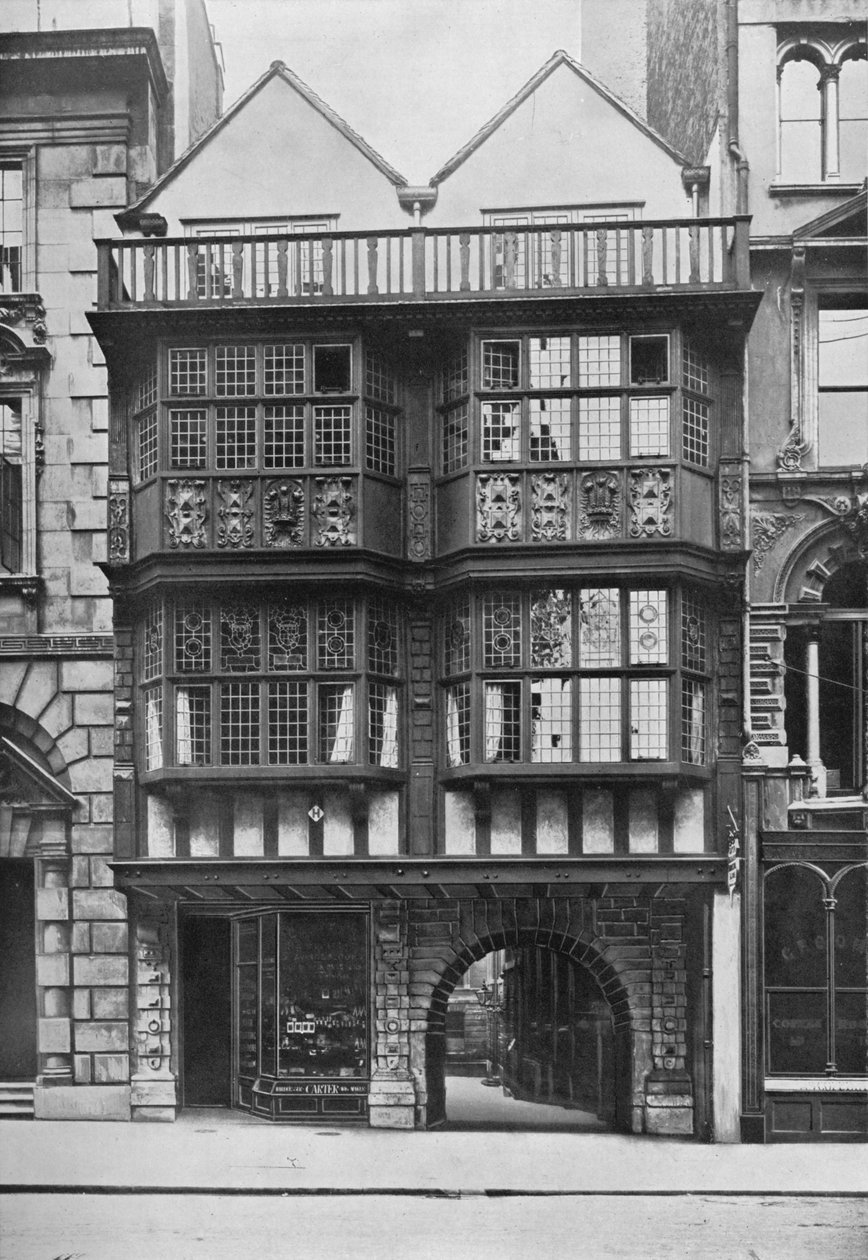 Inner Temple Gate House, London City, 1900, 1911 alkotó: Unbekannt