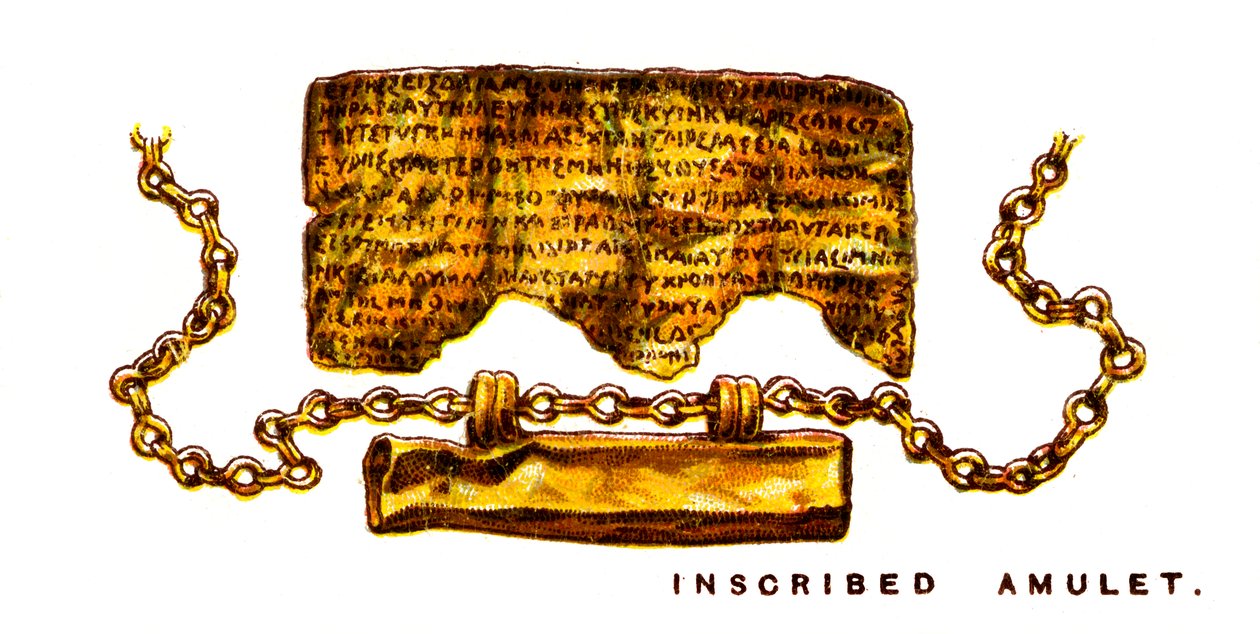 Feliratos amulett, 1923 alkotó: Unbekannt