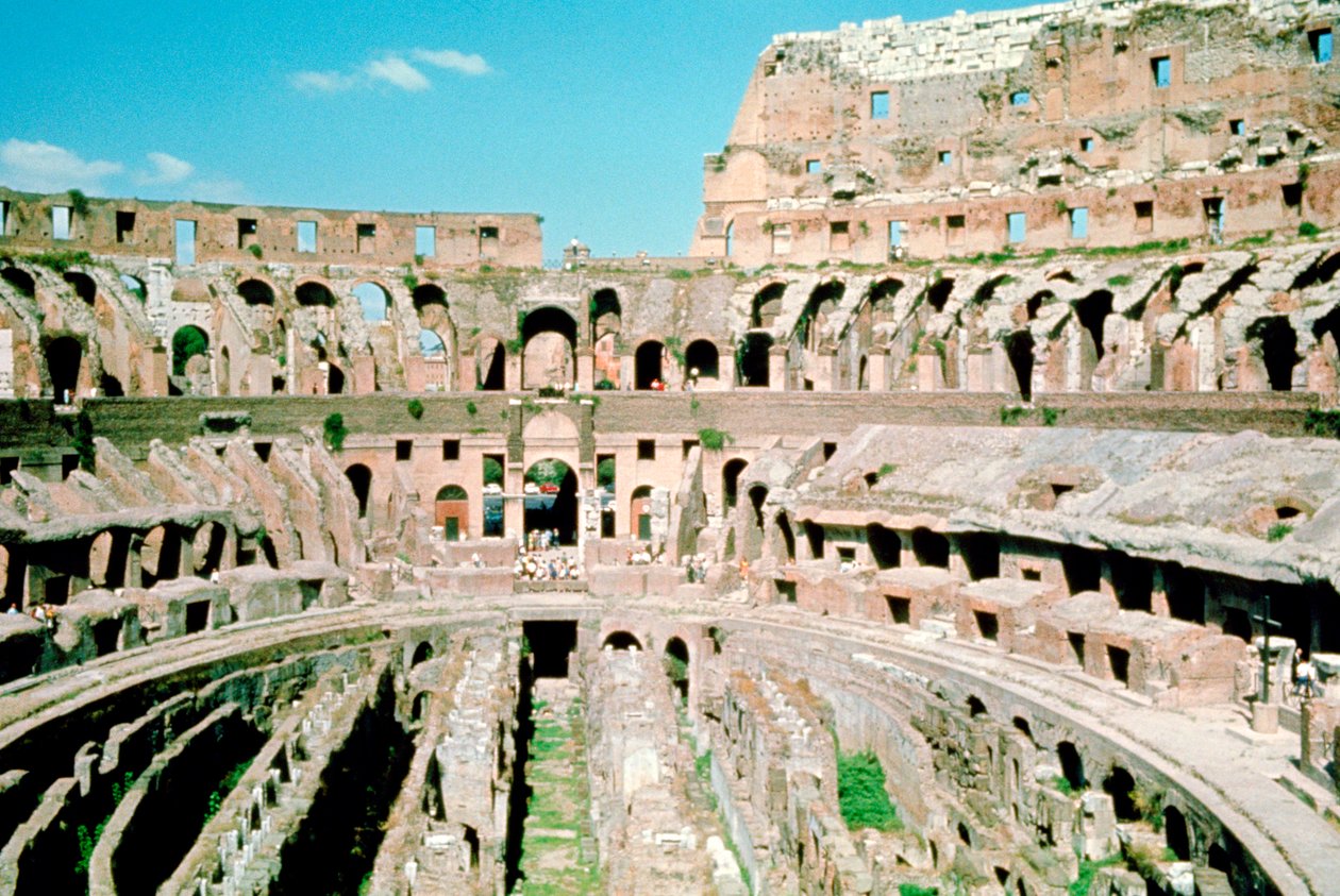 A Colosseum belsejében, Róma, Olaszország alkotó: Unbekannt