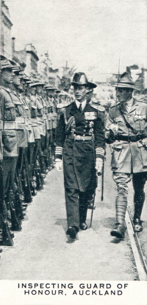 Inspecting Guard of Honour, Auckland, 1927 1937 alkotó: Unbekannt