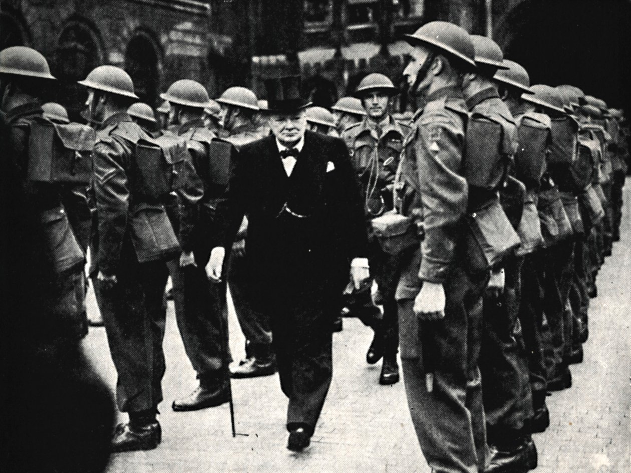 A Honvédség ellenőrzése, 1940-es évek, 1945. alkotó: Unbekannt