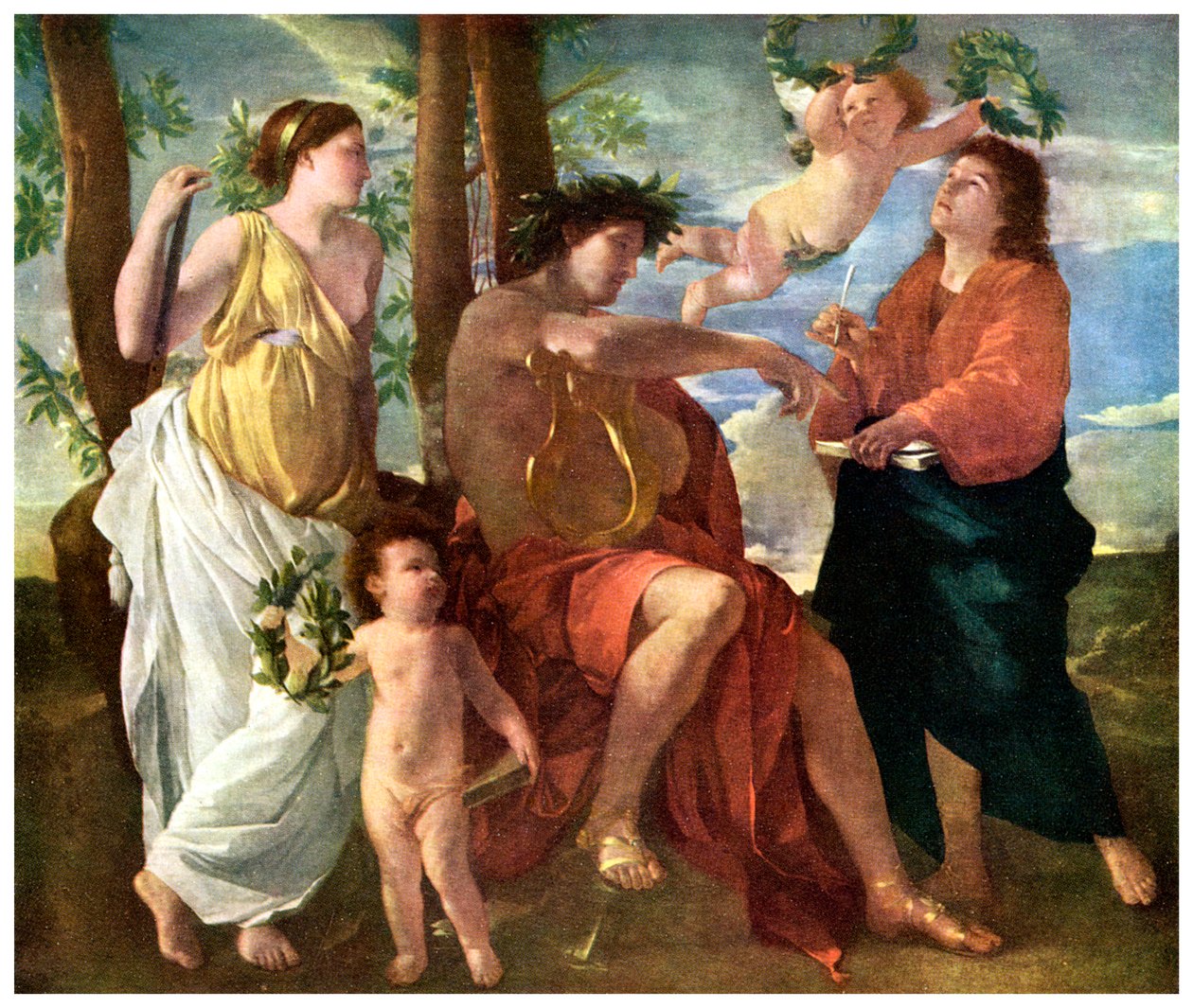 Inspiráció: A költő ihlete, c1630 1956 alkotó: Unbekannt