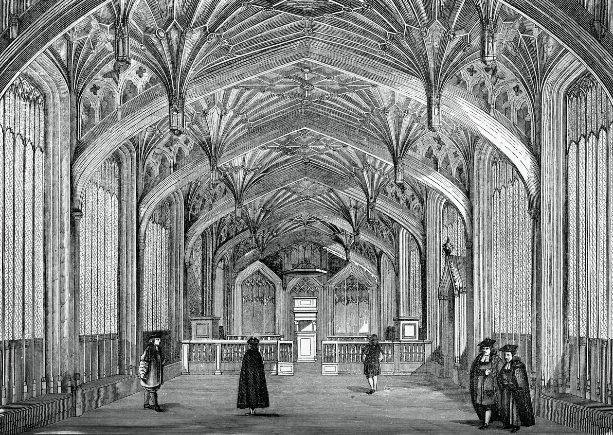 Belső, Oxfordi Egyetem, XVIII. század, 1870 alkotó: Unbekannt