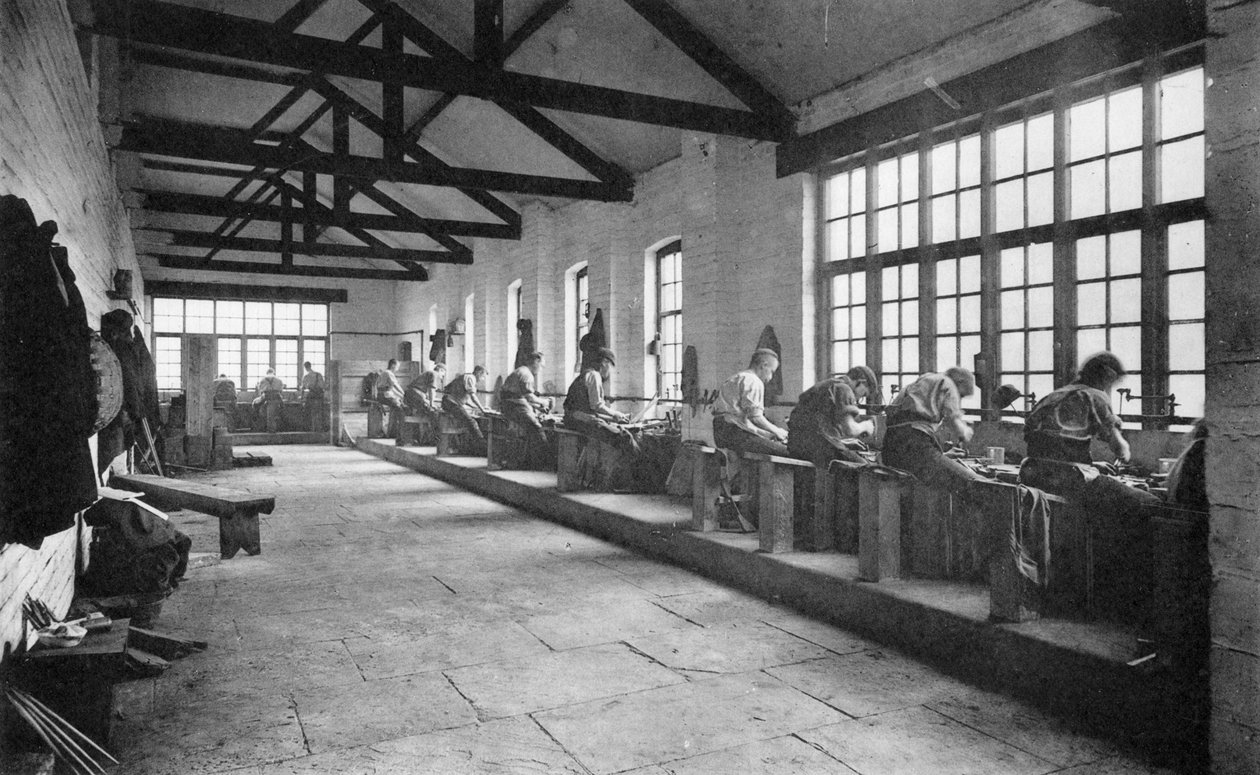 Interior, Thomas Firth & Sons Norfolk Works, Sheffield, 1890 alkotó: Unbekannt