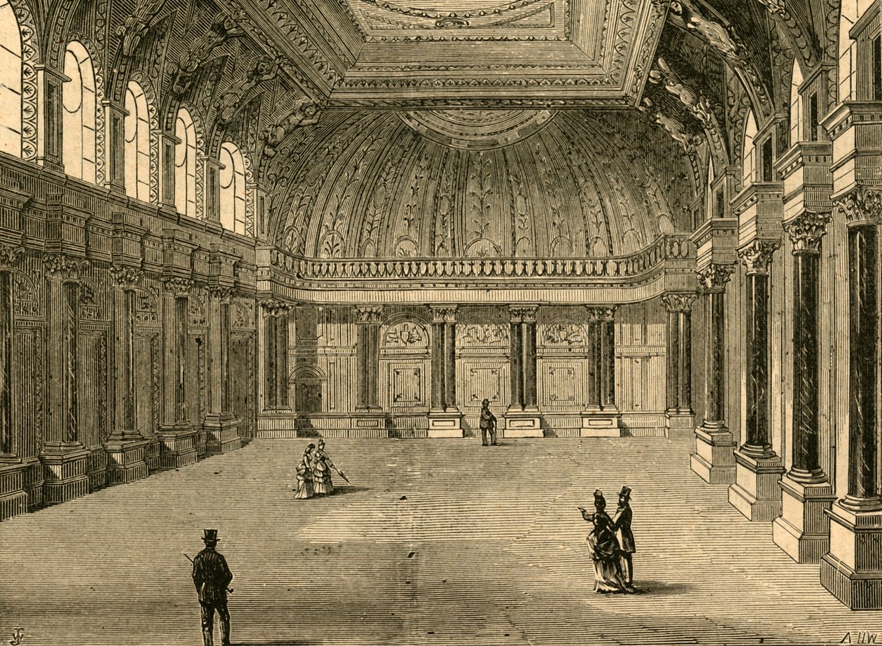 A Drapers Hall belseje, 1897. alkotó: Unbekannt