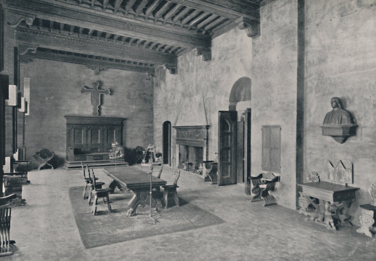A Palazzo Davanzati belseje, 1928 alkotó: Unbekannt