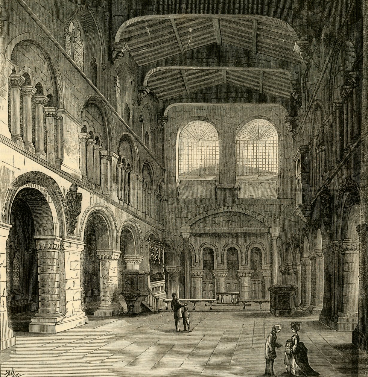 Nagy Szent Bertalan belseje, 1872. alkotó: Unbekannt