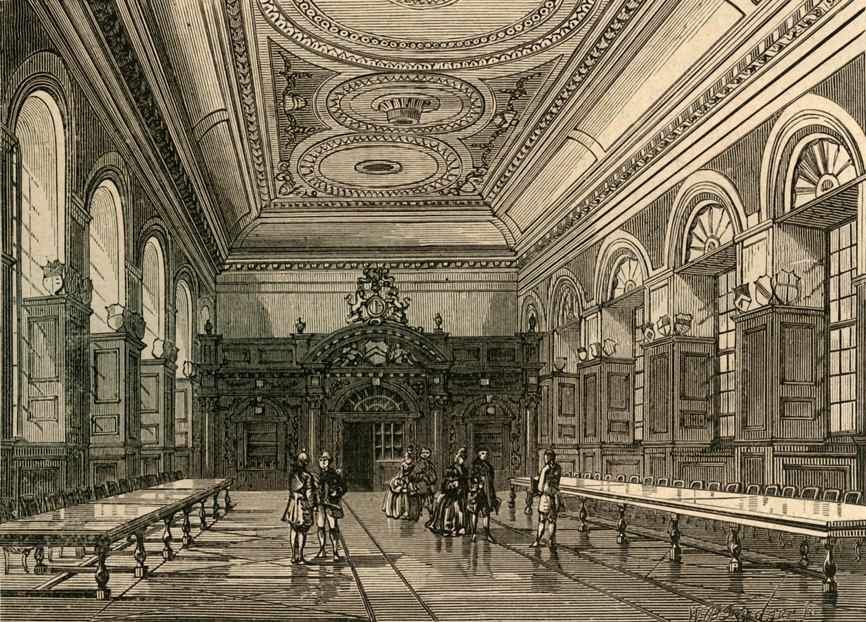 A Stationers Hall belseje, 1876, 1897. alkotó: Unbekannt