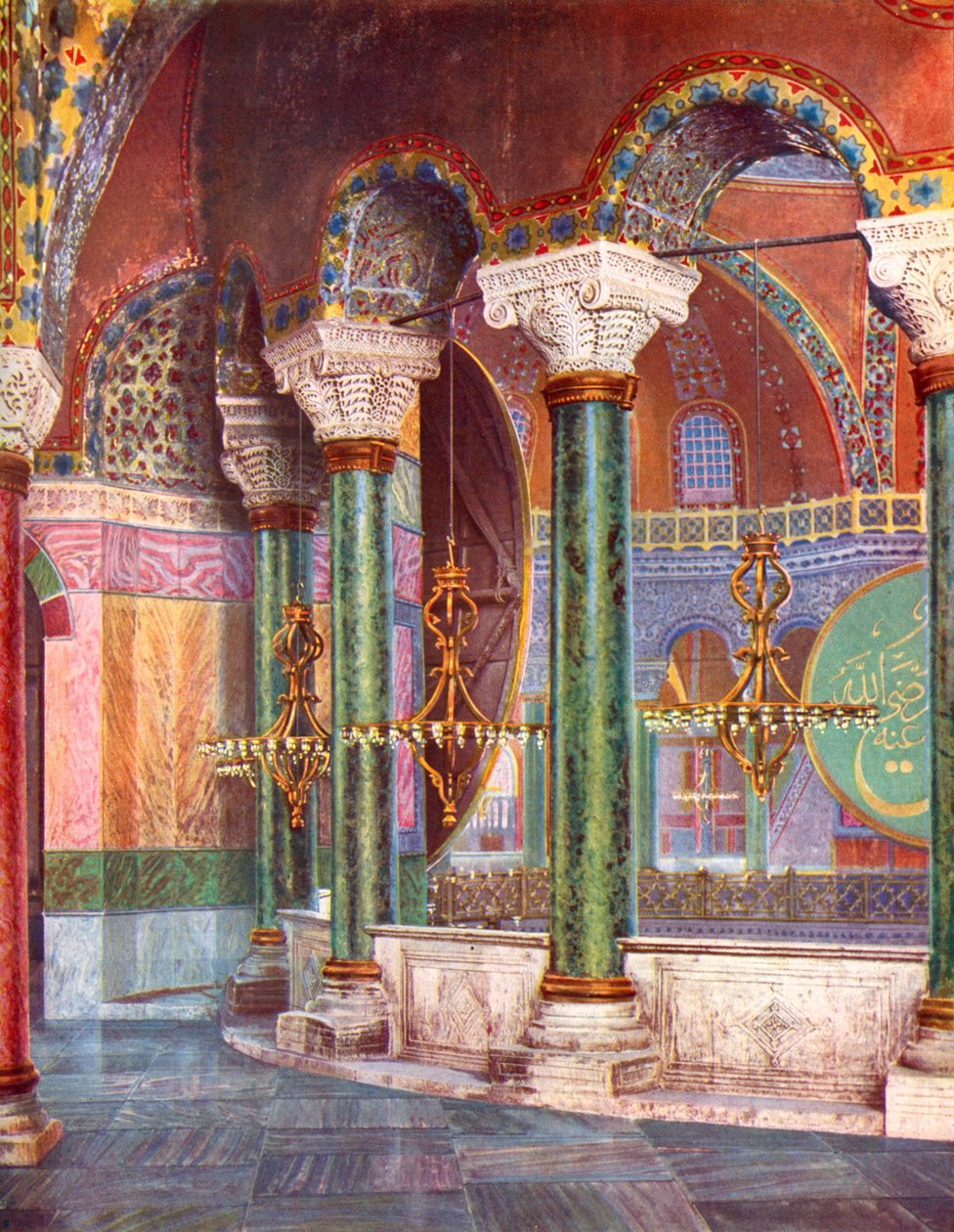 A S. Sophia templom belseje, Isztambul, Törökország, 1933-1934 alkotó: Unbekannt