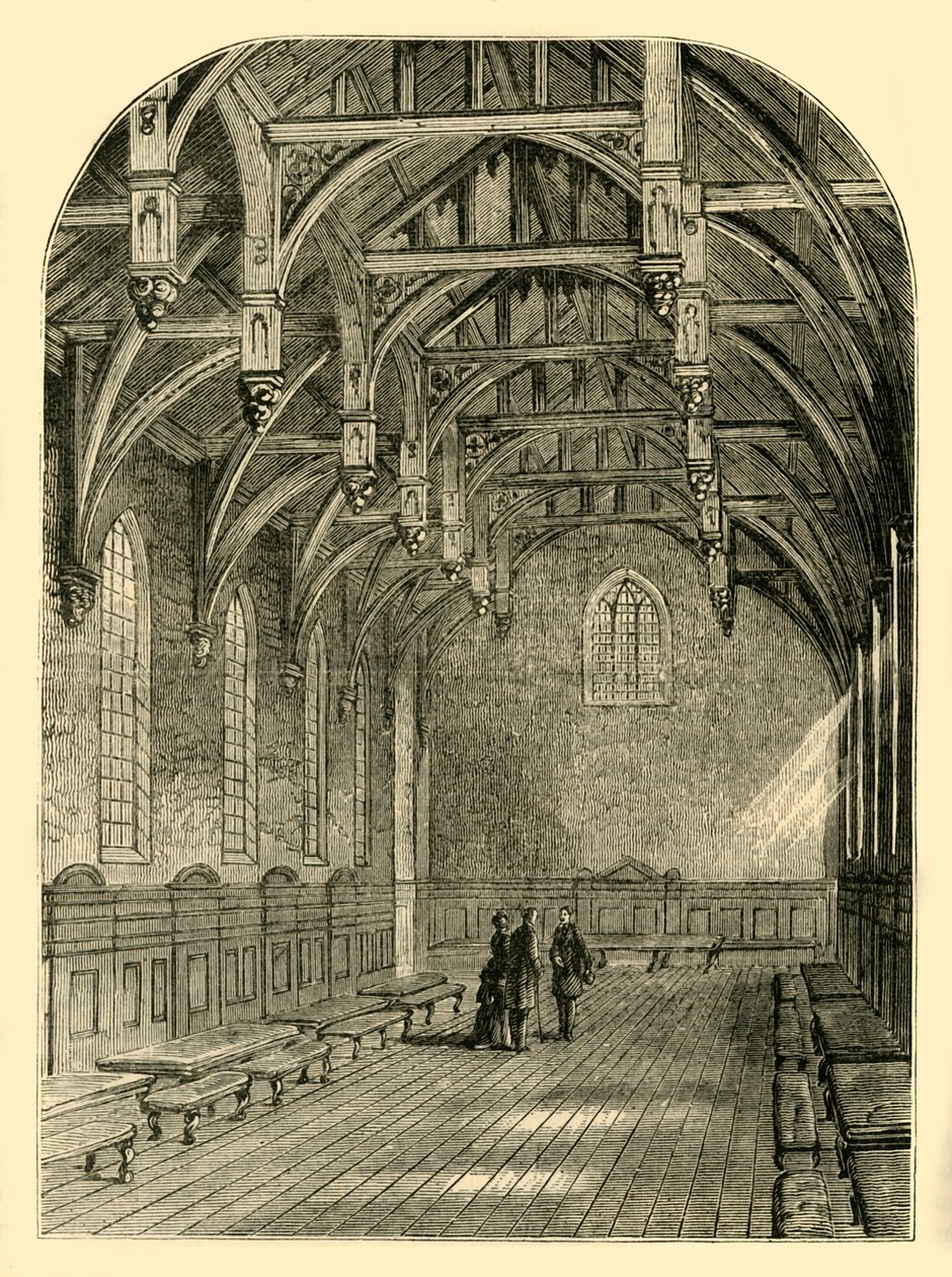 A nagyterem belseje, Lambeth-palota, 1800, 1878. alkotó: Unbekannt