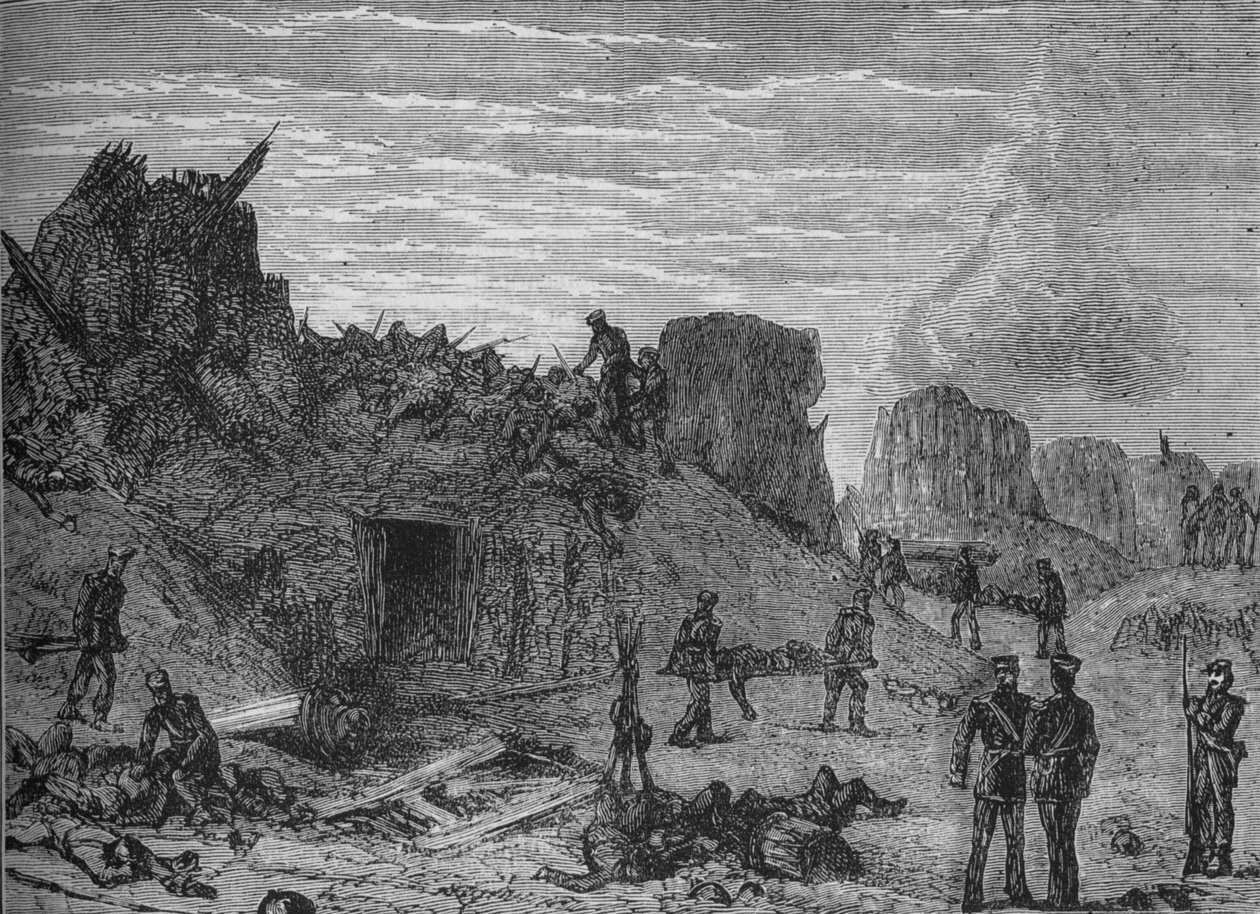 A Redan belseje elfoglalása után, 1880 alkotó: Unbekannt