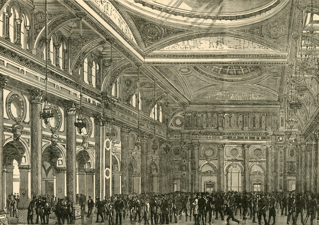 A királyi börze belseje, 1898. alkotó: Unbekannt